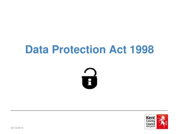 Data Protection Act 1998