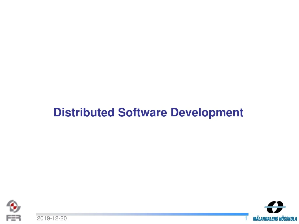 distributed software development