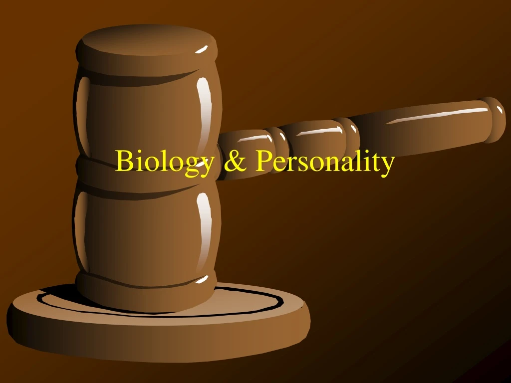 biology personality