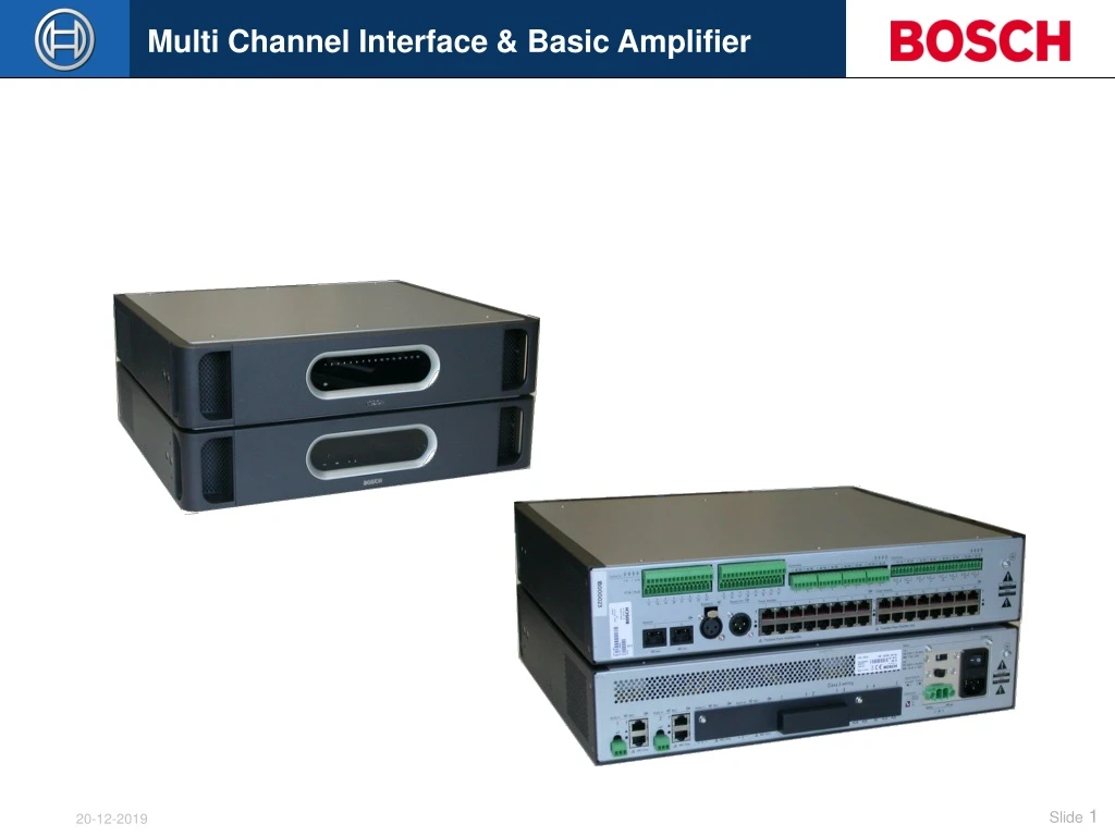 multi channel interface basic amplifier