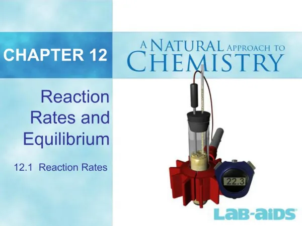 Reaction Rates and Equilibrium