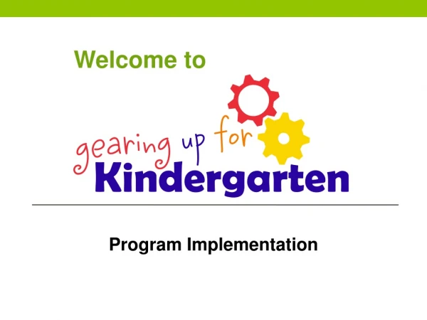 Program Implementation