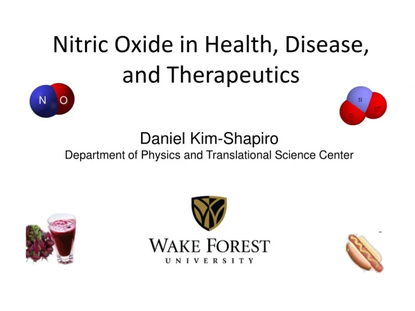 Nitric Oxide in Health, Disease, and Therapeutics