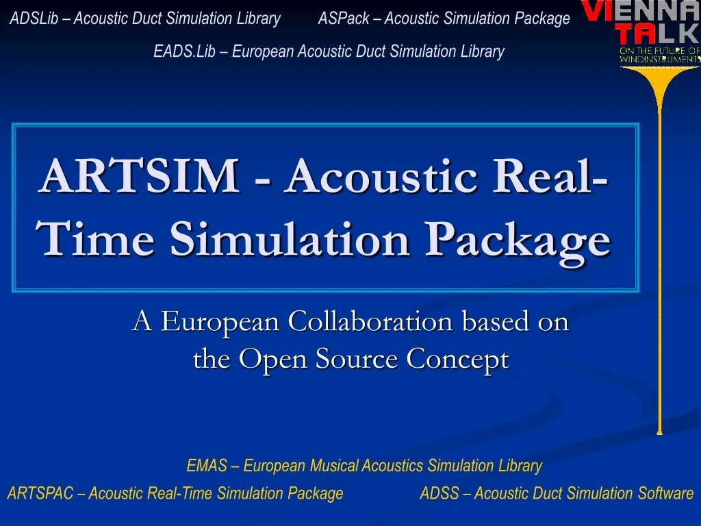 artsim acoustic real time simulation package
