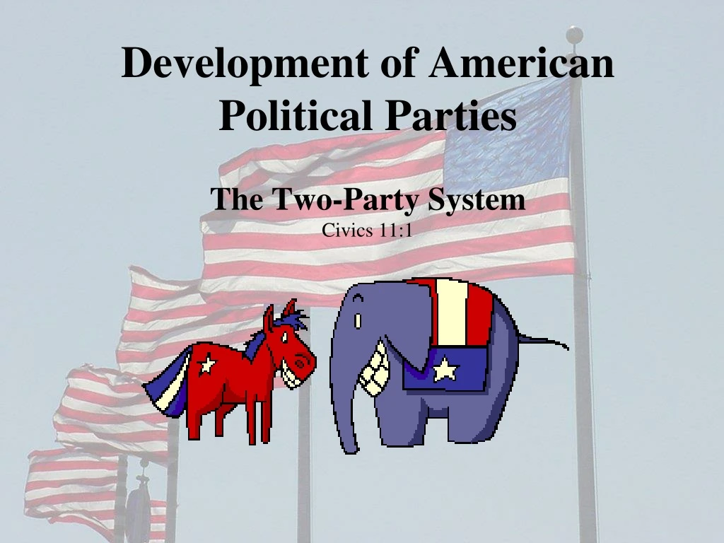 development of american political parties