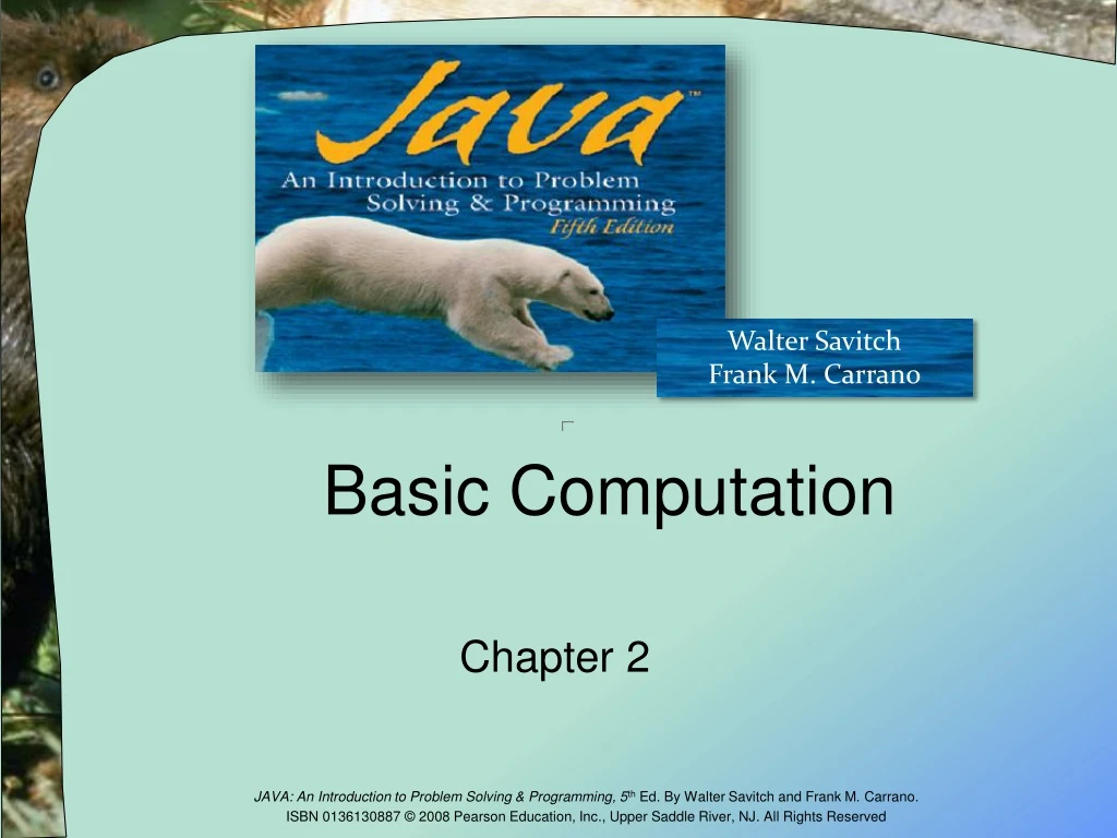 basic computation