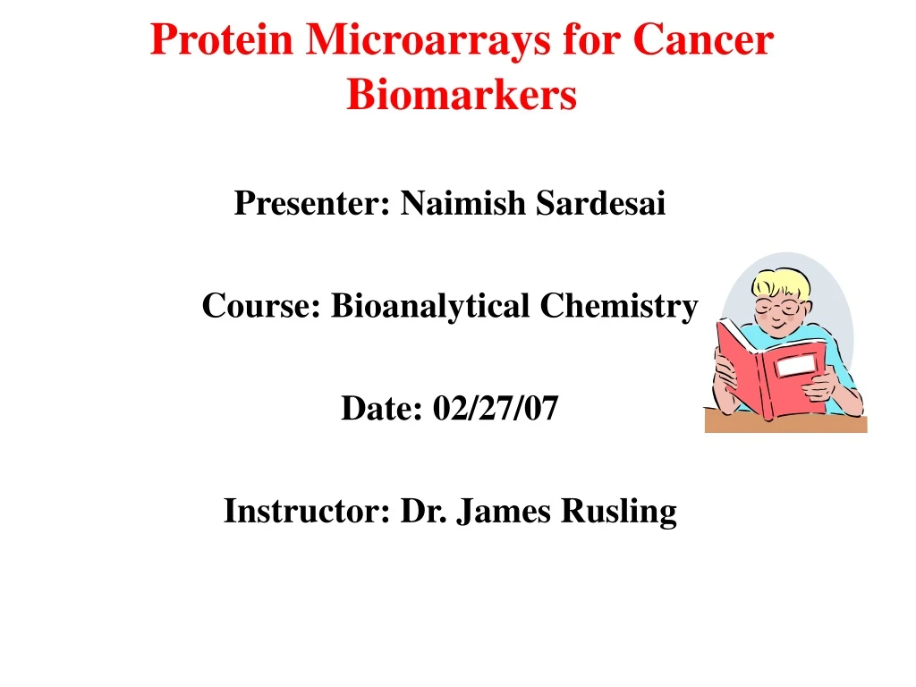 protein microarrays for cancer biomarkers