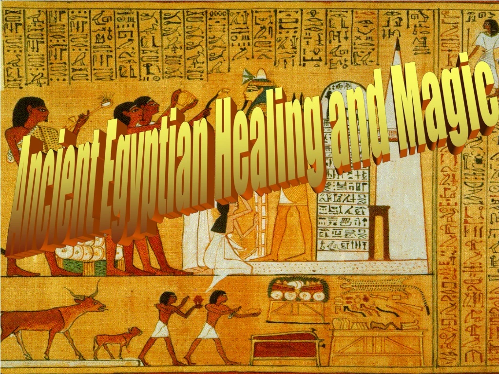 ancient egyptian healing and magic