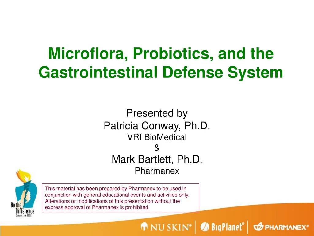 microflora probiotics and the gastrointestinal