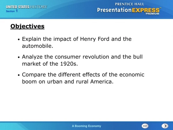 Explain the impact of Henry Ford and the automobile.