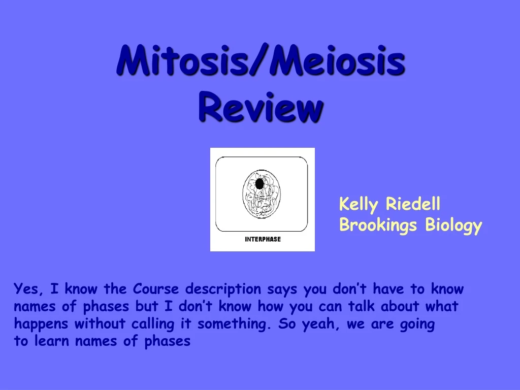 mitosis meiosis review