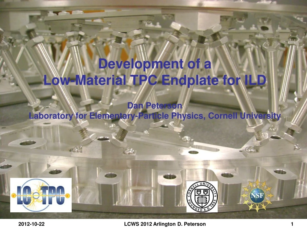 development of a low material tpc endplate