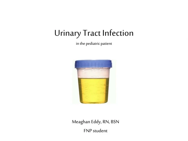 Urinary Tract Infection  in the pediatric patient