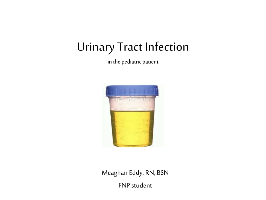 urinary tract infection in the pediatric patient