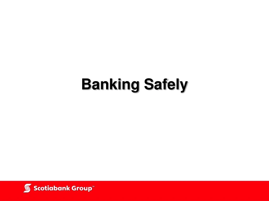 banking safely