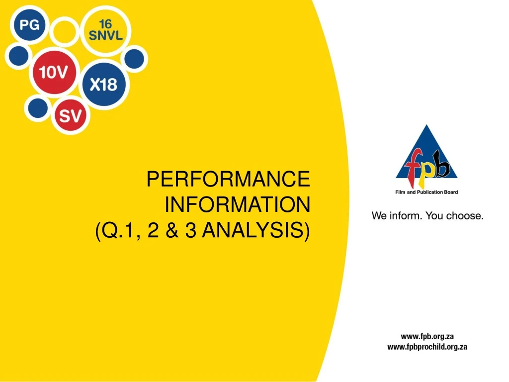 performance information q 1 2 3 analysis