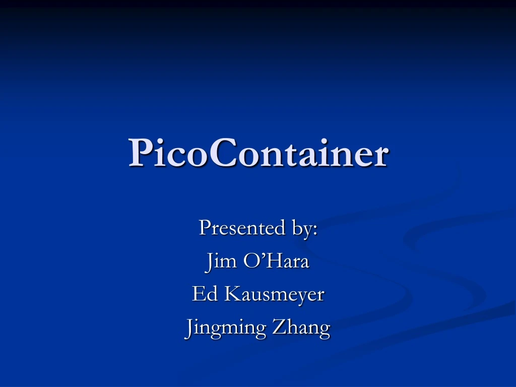 picocontainer