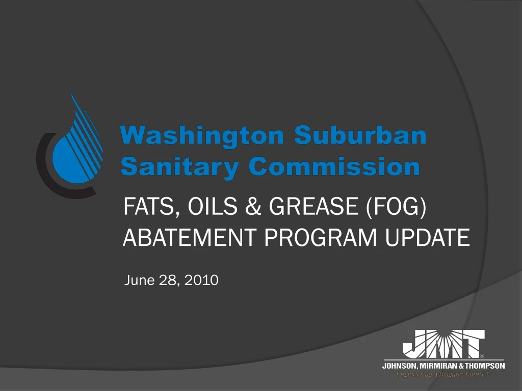 fats oils grease fog abatement program update