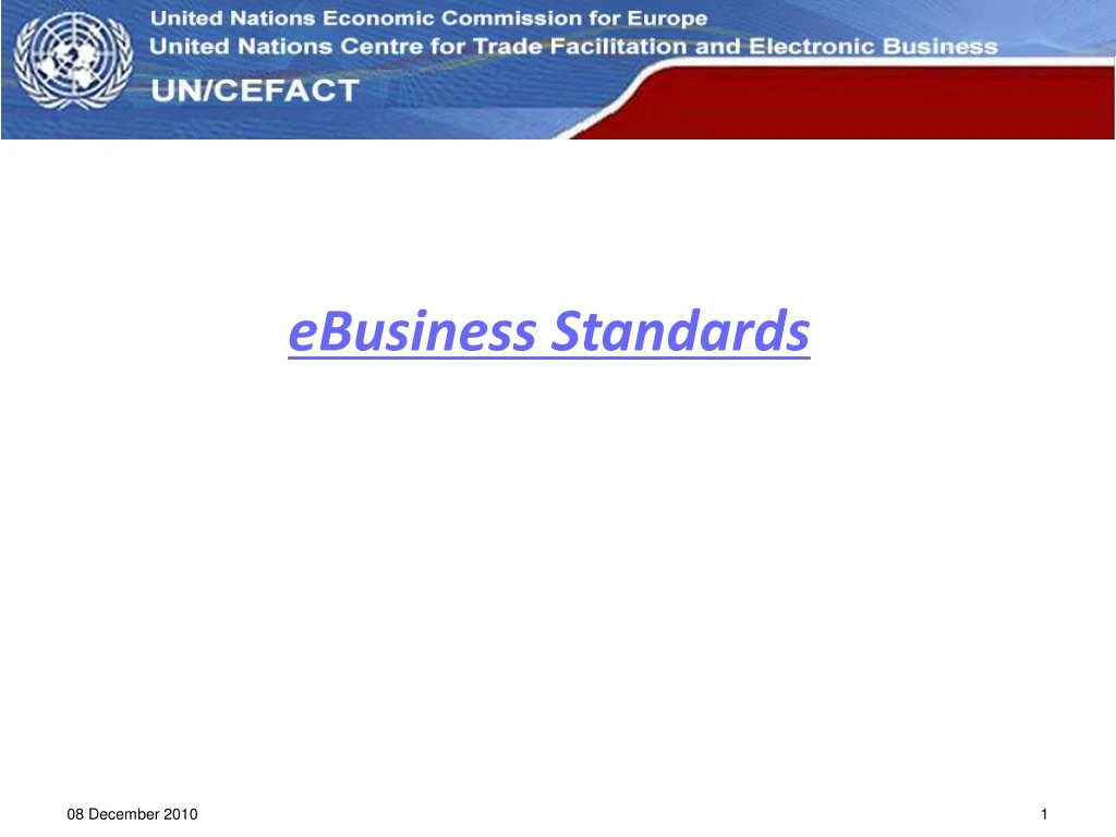 ebusiness standards