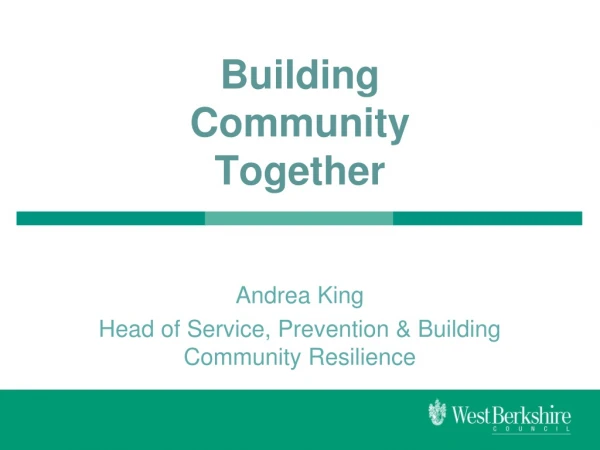 Building  Community Together
