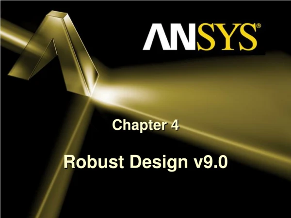 Chapter 4 Robust Design v9.0