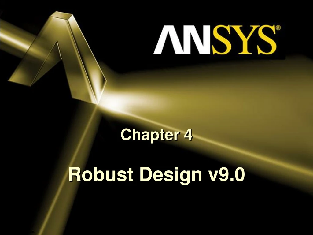 chapter 4 robust design v9 0