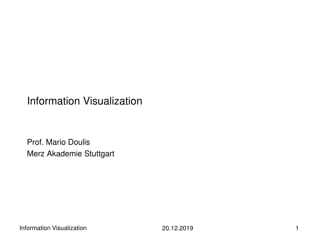 information visualization