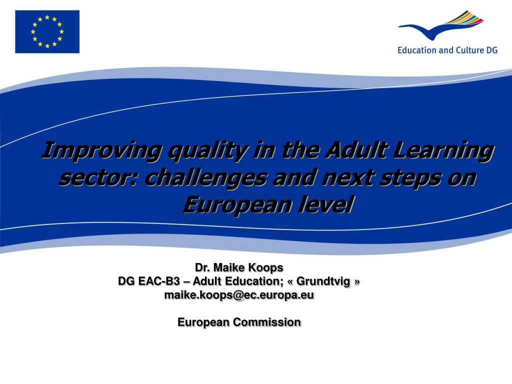 improving quality in the adult learning sector