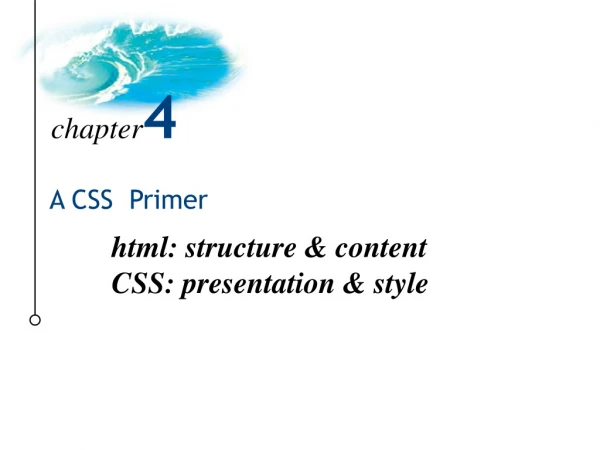 A CSS  Primer