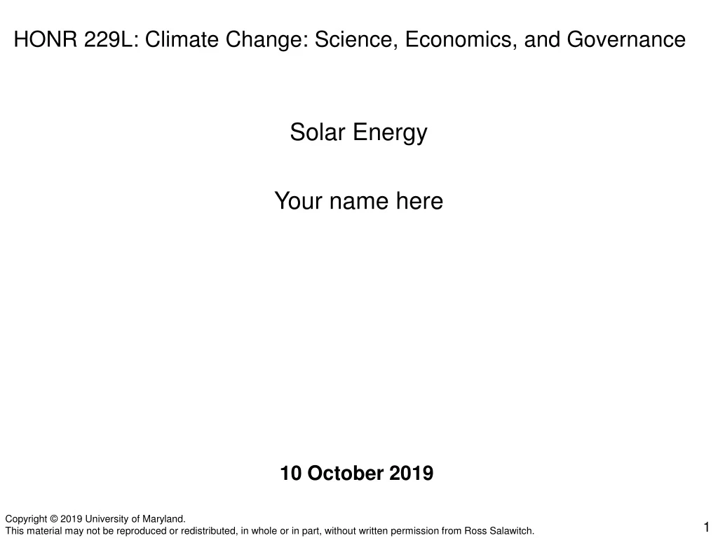 honr 229l climate change science economics and governance