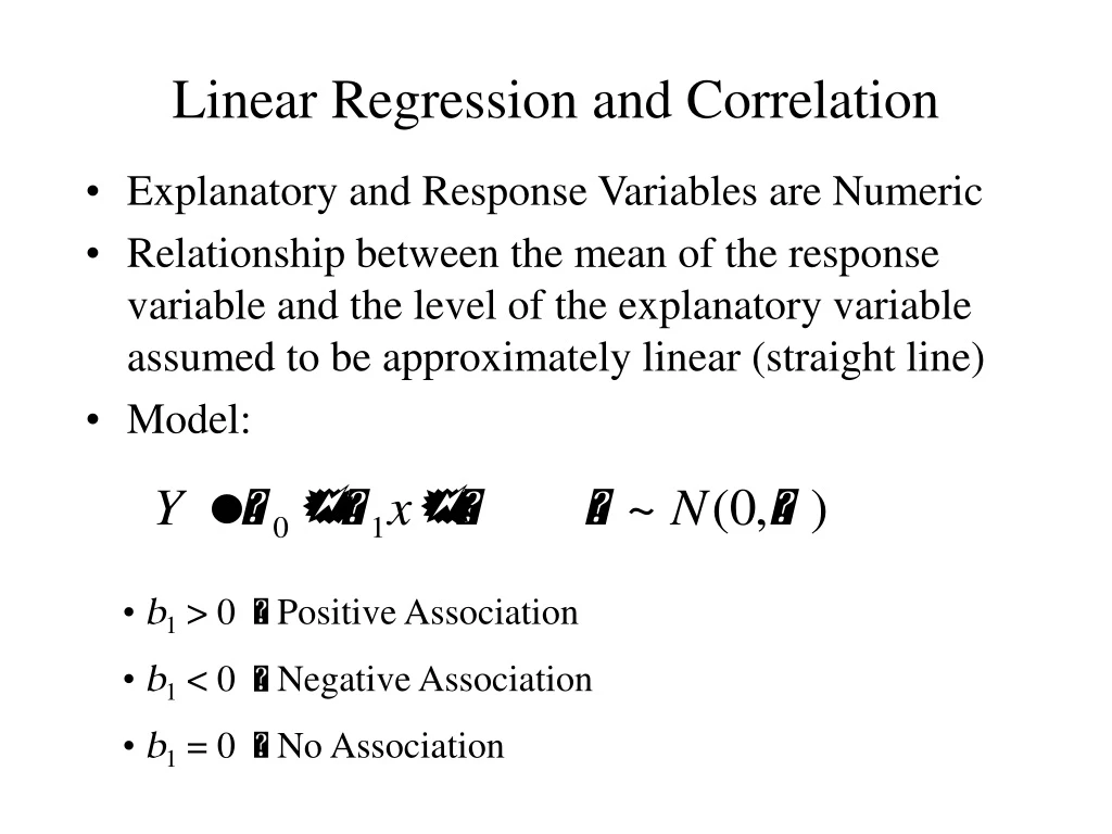 linear regression and correlation