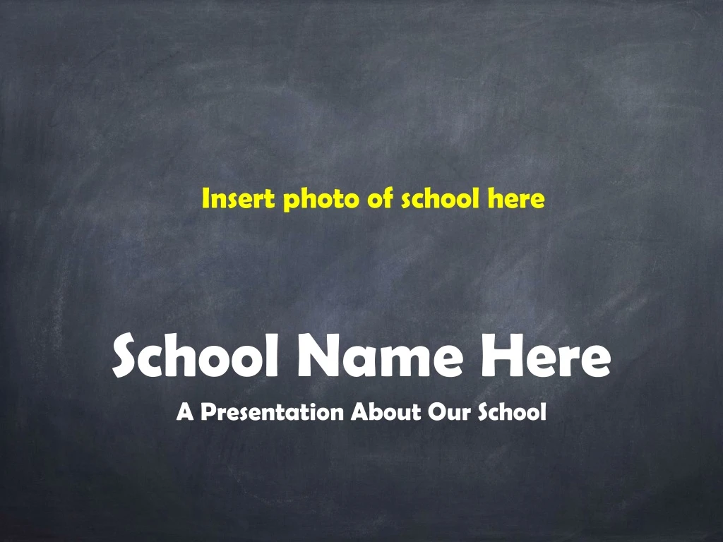 school name here