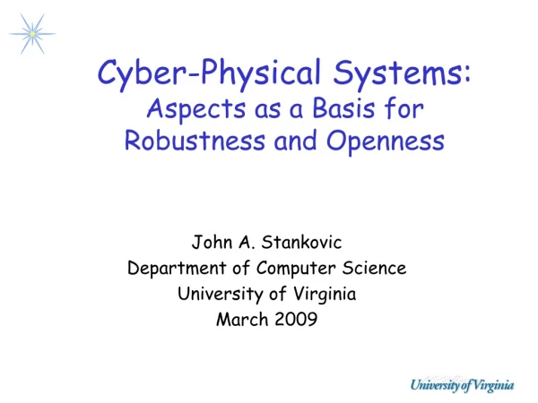Cyber-Physical Systems: Aspects as a Basis for Robustness and Openness