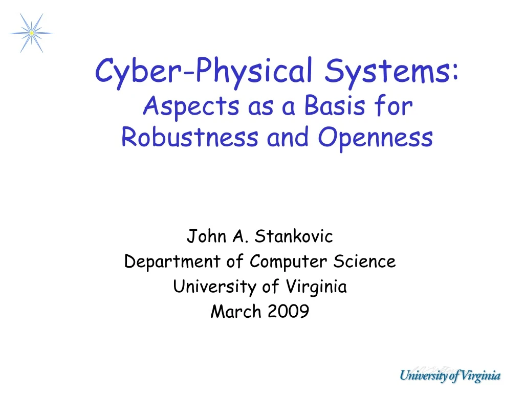 cyber physical systems aspects as a basis