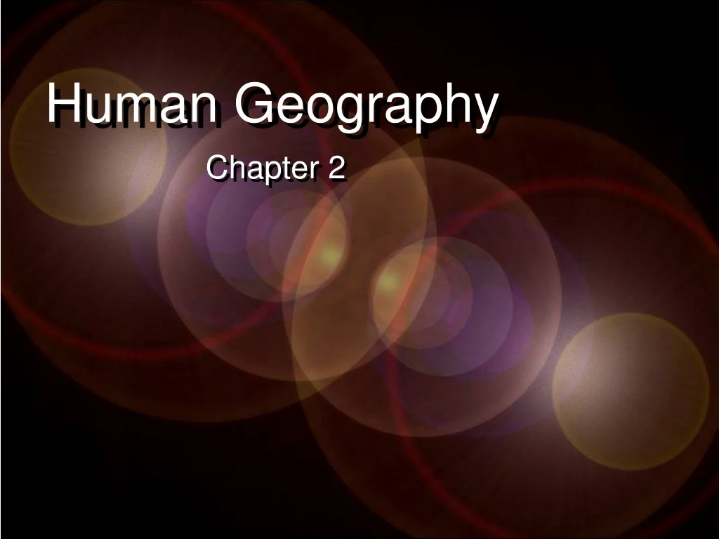 human geography