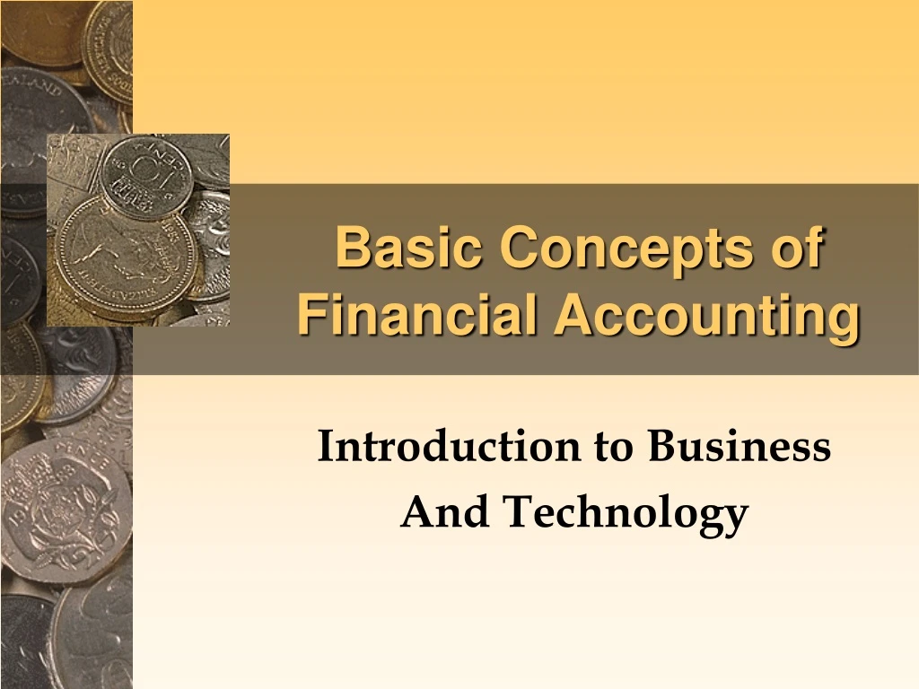 basic concepts of financial accounting