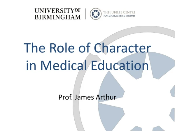 Prof. James Arthur