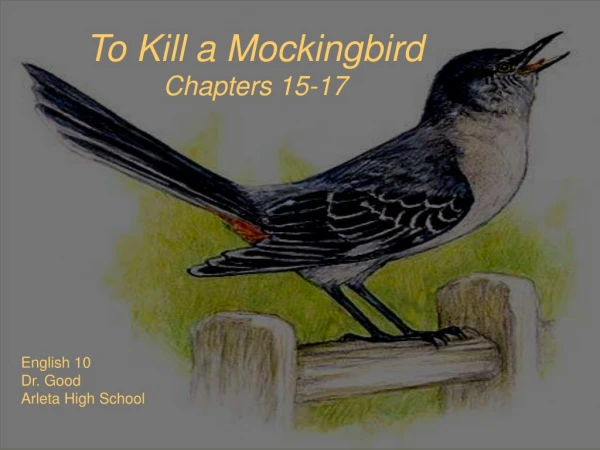To Kill a Mockingbird Chapters 15-17