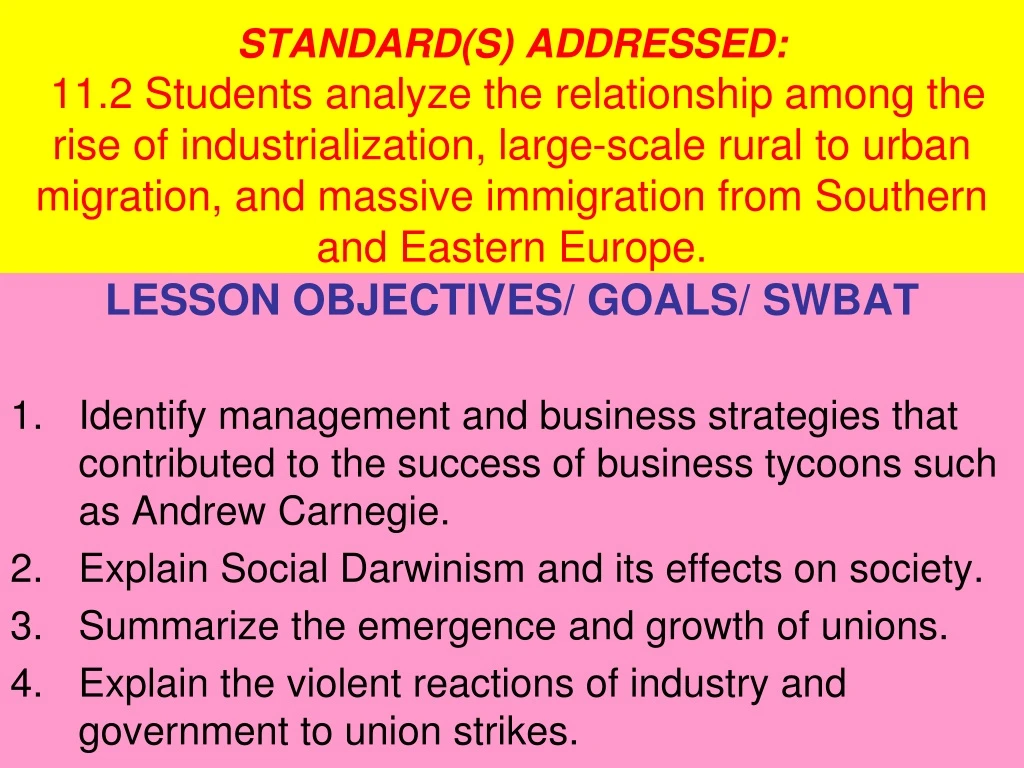 standard s addressed 11 2 students analyze