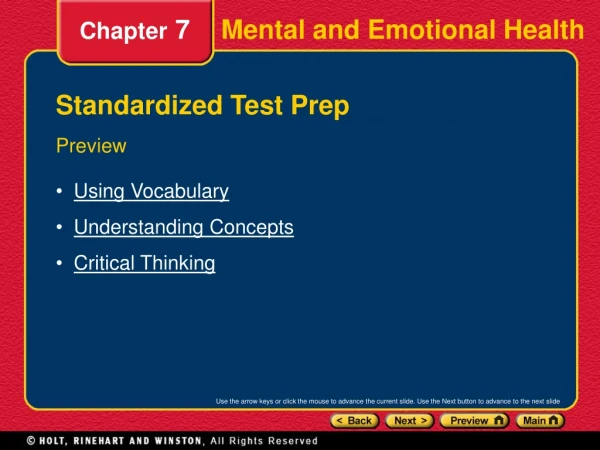 Standardized Test Prep