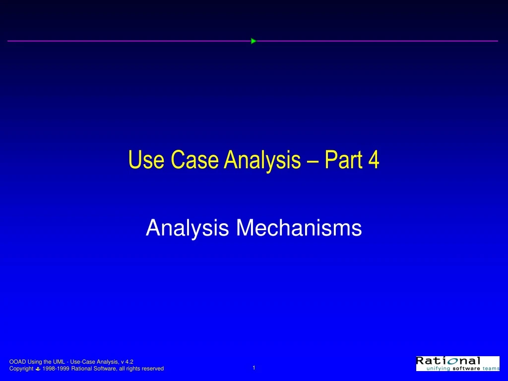 use case analysis part 4