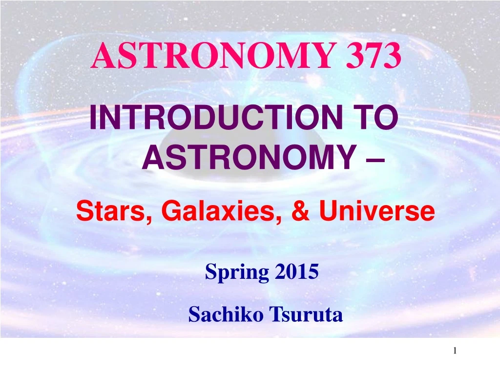 astronomy 373 introduction to astronomy stars