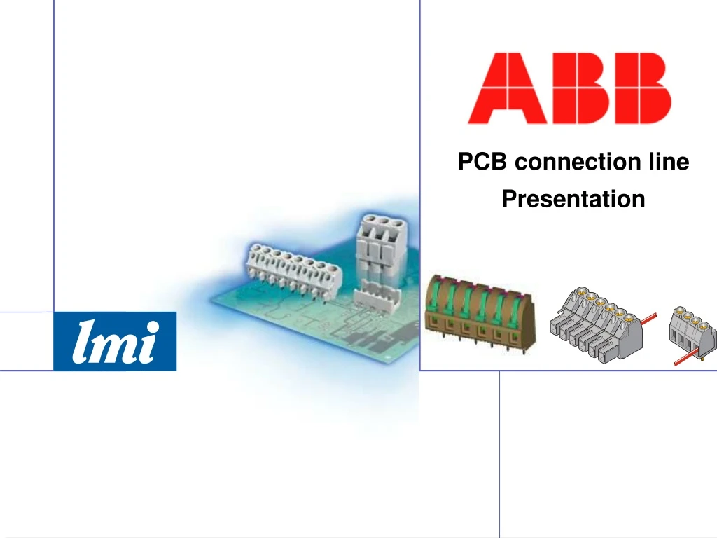 pcb connection line presentation