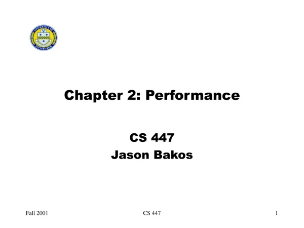 Chapter 2: Performance