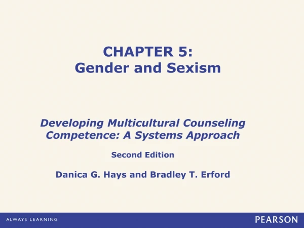 CHAPTER 5: Gender and Sexism