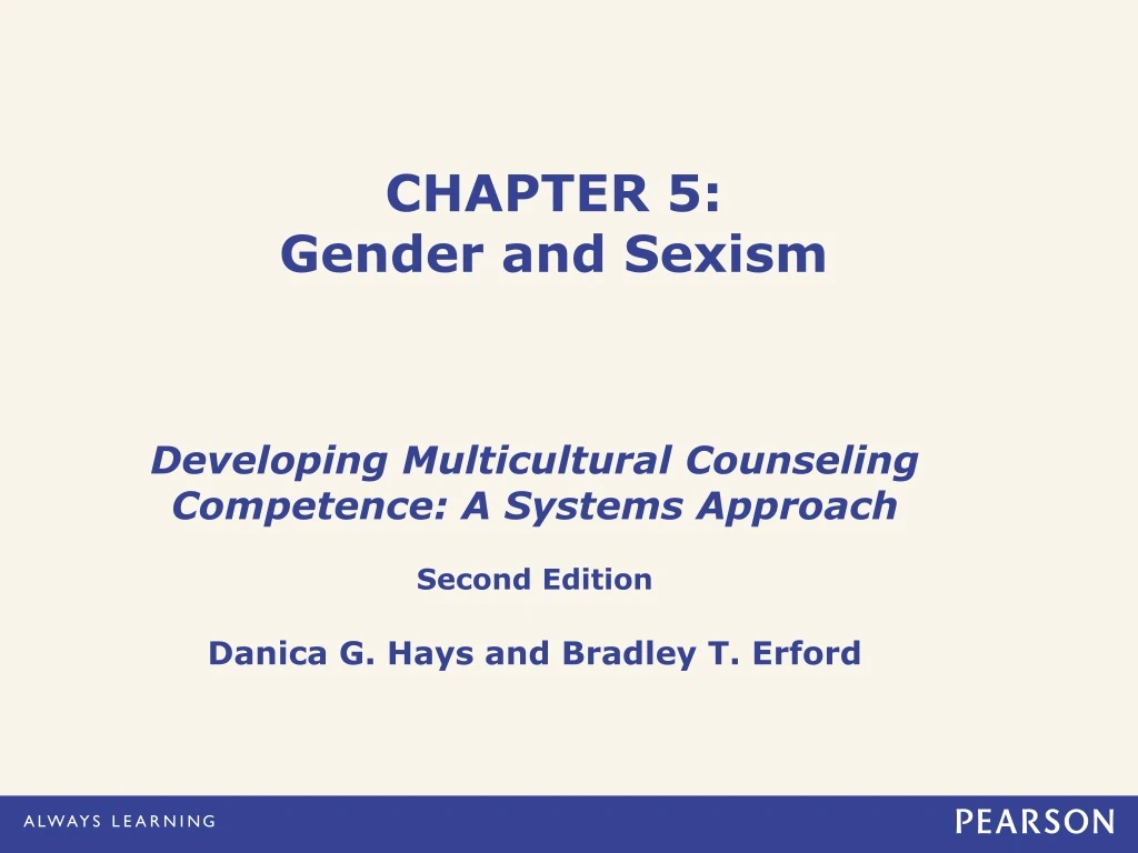chapter 5 gender and sexism
