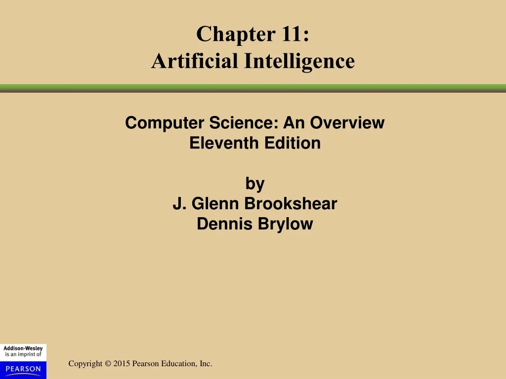 chapter 11 artificial intelligence