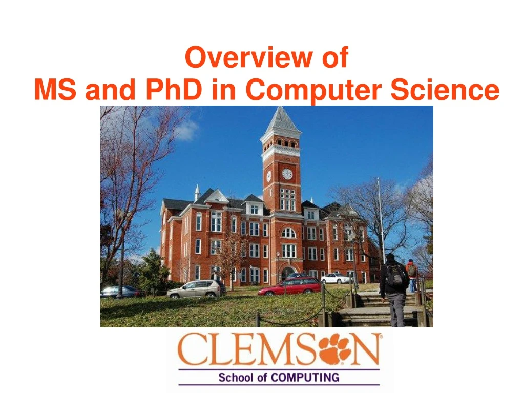 overview of ms and phd in computer science