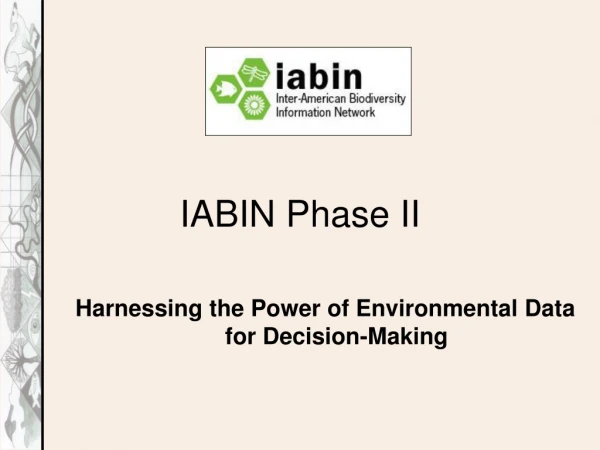 IABIN Phase II