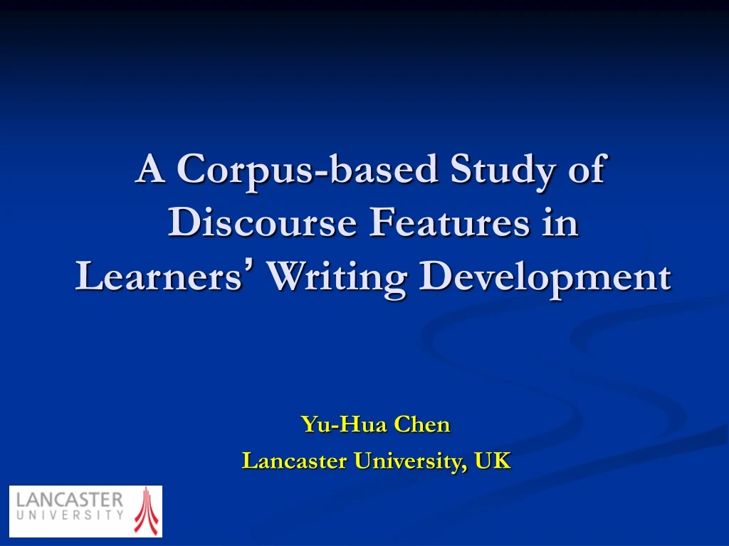 a corpus based study of discourse features in learners writing development